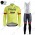 Profiteam 2018 TREK SEGAFREDO Pro gelb Winter Fahrradbekleidung Trikot Langarm+Lang Trägerhose