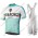 Profiteam 2018 Bianchi Milano Attone Weiß Radbekleidung Satz Trikot Kurzarm+Trägerhosen Sets 15787ZU