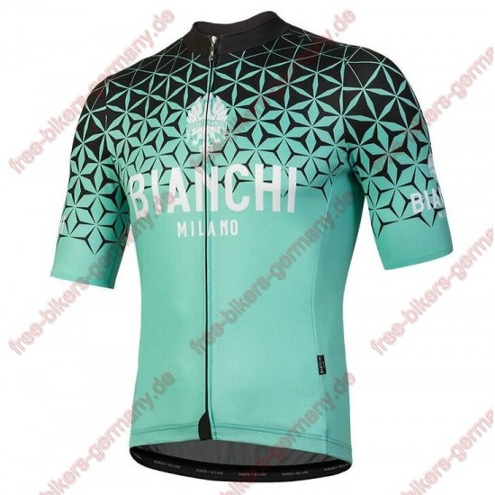 Profiteam 2018 Bianchi Milano Conca Blau Trikot Kurzarm 79699GD
