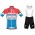 Fahrradbekleidung Radsport 2020 DECEUNINCK QUICK-STEP Luxembourgian Champion Radbekleidung Satz Trikot Kurzarm+Trägerhosen Se