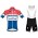 Fahrradbekleidung Radsport 2020 DECEUNINCK QUICK-STEP Dutch Champion Radbekleidung Satz Trikot Kurzarm+Trägerhosen Set Outlet