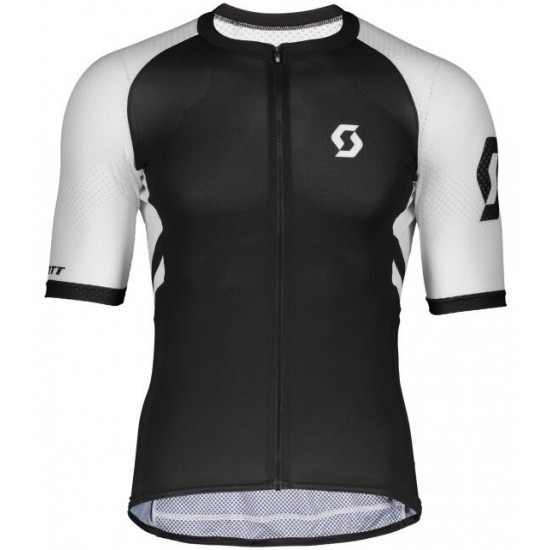 Fahrradbekleidung Radsport 2020 SCOTT RC Premium Climber Trikot Kurzarm Outlet schwarz/Weiß