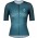 Fahrradbekleidung Radsport 2020 Damen SCOTT RC Premium Climber Trikot Kurzarm Outlet blau