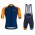 Fahrradbekleidung Radsport 2020 TOUR DOWN UNDER Radbekleidung Satz Trikot Kurzarm+Trägerhosen Set Outlet blau