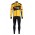 Fahrradbekleidung Radsport 2020 TEAM JUMBO VISMA Set Radbekleidung Trikot Langarm+ Trägerhosen 3HDPH