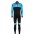 Fahrradbekleidung Radsport 2020 TREK FACTORY RACING CXC Set Radbekleidung Trikot Langarm+ Trägerhosen Blau LJH36