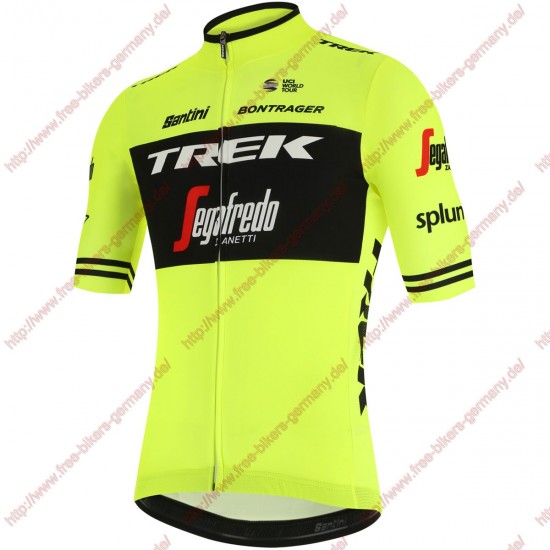Profiteams Trek Segafredo 2019 training Fluo gelb Trikot Kurzarm Outlet