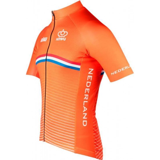 NIEDERLANDE 2022 Set(Radtrikot kurzarm+Trägerhose)-Radsport-National-Team NIEDERLANDE 2022 Set(Radtrikot kurzarm+Trägerhose)-Radsport-National-Team