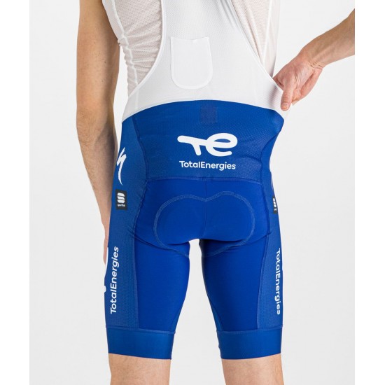 Team TotalEnergies 2022 Trägerhose kurz-Radsport-Profi-Team Team TotalEnergies 2022 Trägerhose kurz-Radsport-Profi-Team