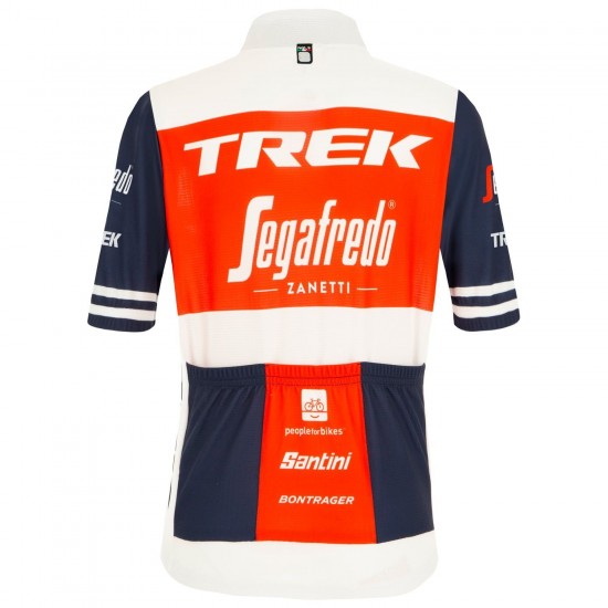 TREK-SEGAFREDO 2022 Kinder-Radtrikot kurzarm-Radsport-Profi-Team TREK-SEGAFREDO 2022 Kinder-Radtrikot kurzarm-Radsport-Profi-Team