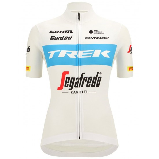 TREK-SEGAFREDO Damen Team 2022 Radtrikot kurzarm(langer Reißverschluss)-Radsport-Profi-Team