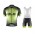 2015 ALE Grün schwarz Fahrradbekleidung Satz Fahrradtrikot Kurzarm Trikot und Kurz Trägerhose VJYX432