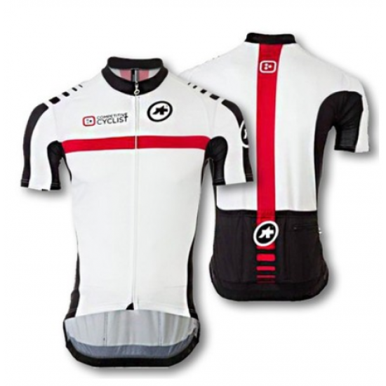 2015 ASSOS Proteam Radtrikot Kurzarm Weiß OTIX376