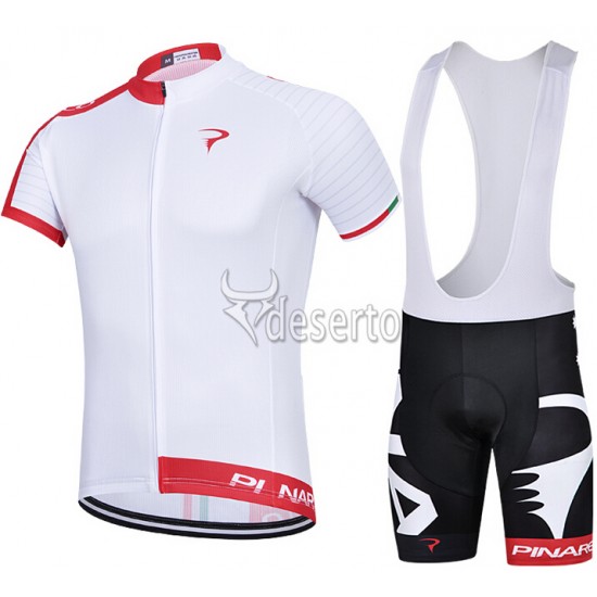 2015 Pinarello Fahrradbekleidung Satz Fahrradtrikot Kurzarm Trikot und Kurz Trägerhose NBIR195