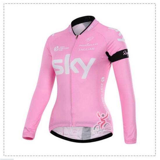 2015 Sky Damen Fahrradtrikot Langarm TSYF399
