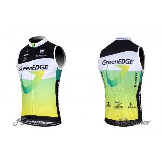 2012 Green Edgeärmelloses TrikotRadtrikot Kurzarm Grün UFLC554