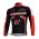 Subaru Peak Bar Team Fahrradtrikot Langarm Schwarz Rot TENX377