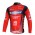 Giant Sram Pro Team Fahrradtrikot Langarm Rot Schwarz AFAB354