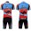 JAYCO Pro Team Radtrikot Kurzarm Kurz Radhose Kits Blau Rot MYOQ425