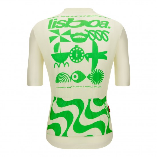 Bekleidung Herren Santini Vuelta Espana 2024 trikot-Lissabon Bekleidung Herren Santini Vuelta Espana 2024 trikot-Lissabon