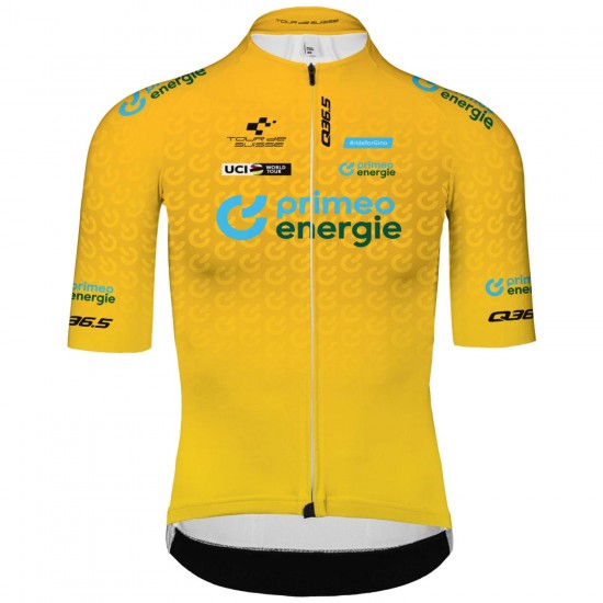 Bekleidung Herren Q36.5 Tour de Suisse 2024 Gregarius Pro trikot-Leader
