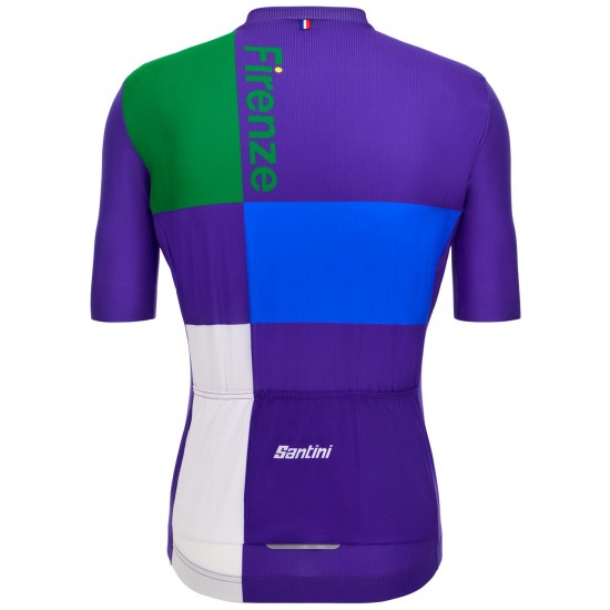 Bekleidung Herren Jersey Santini Tour de France 2024-Florenz Bekleidung Herren Jersey Santini Tour de France 2024-Florenz