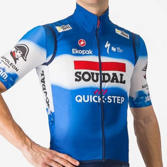 Bekleidung Herren Castelli Soudal Quick-Step 2024 Pro Light Wind weste