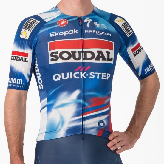 Bekleidung Herren Castelli Soudal Quick-Step 2025 Aero Race 8S trikot
