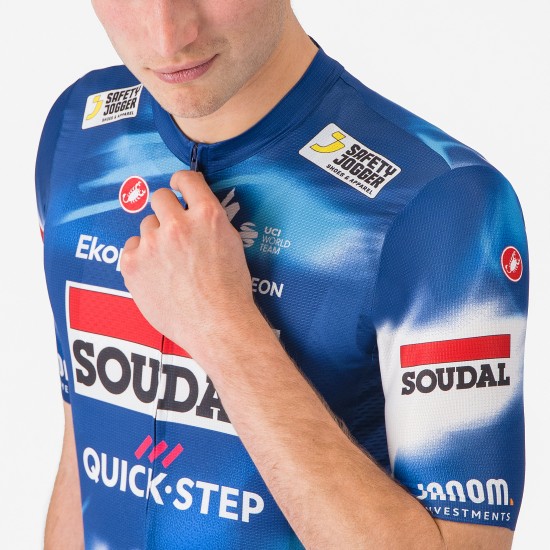 Bekleidung Herren Castelli Soudal Quick-Step 2025 Competizione 3 trikot Bekleidung Herren Castelli Soudal Quick-Step 2025 Competizione 3 trikot