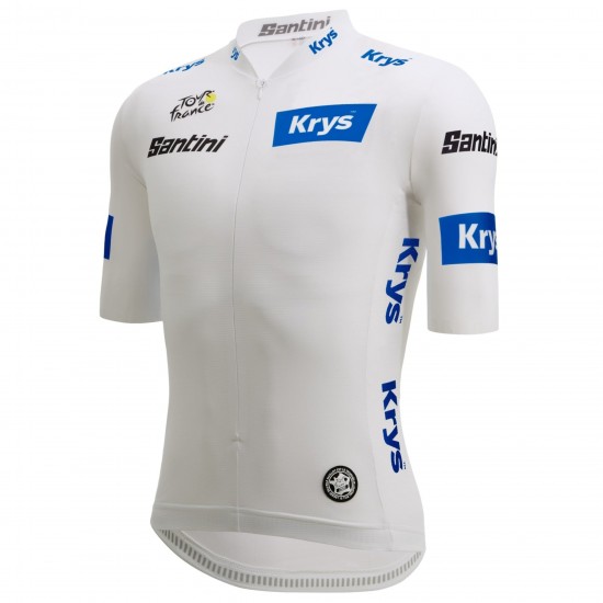Bekleidung Herren Weiße Trikot Tour de France 2025 Offiziell Bekleidung Herren Weiße Trikot Tour de France 2025 Offiziell