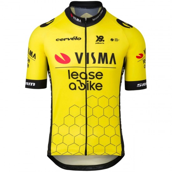 Bekleidung Herren Team Visma Lease a bike 2025 Premium trikot
