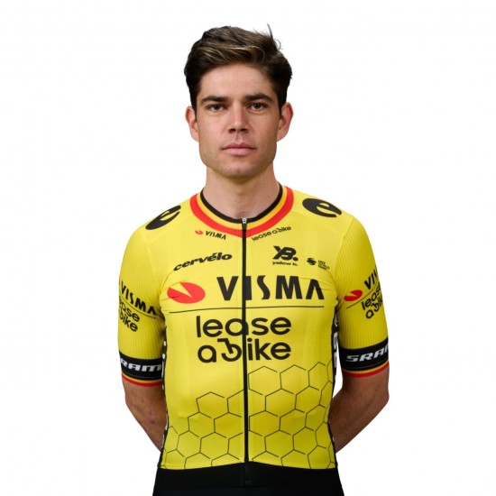 Bekleidung Herren Team Visma Lease a bike 2025 trikot-Wout Van Aert Bekleidung Herren Team Visma Lease a bike 2025 trikot-Wout Van Aert