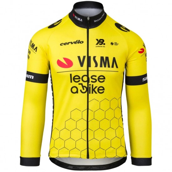 Bekleidung Damen Team Visma Lease a bike 2025 frau langarm trikot
