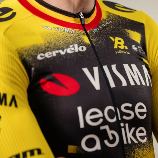 Bekleidung Herren Team Visma Lease a bike 2025 The Wingbeat trikot-Wout Van Aert Bekleidung Herren Team Visma Lease a bike 2025 The Wingbeat trikot-Wout Van Aert