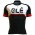 2016 ALE GRAPHICS EXCEL VELOCE Radtrikot Kurzarm -Schwarz ROT SLUB282