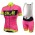 2016 Damen Ale Graphics PRR New Bubbles Pink Fahrradbekleidung Satz Fahrradtrikot Kurzarm Trikot und Kurz Trägerhose XSWF319