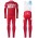 2016 Scott ODLO Team Rot thermisch Fahrradbekleidung Satz Radtrikot Langarm+Lang Trägerhose OSPP732