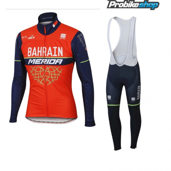 BAHRAIN-MERIDA Fahrradbekleidung Satz Radtrikot Langarm+Lang Trägerhose 2017 351XPNL BAHRAIN-MERIDA Fahrradbekleidung Satz Radtrikot Langarm+Lang Trägerhose 2017 351XPNL