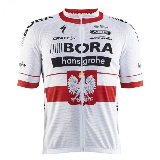 BORA Hansgrohe Pro Team 2017 Championnat Polonais Radtrikot Kurzarm 187AZGI