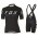 2017 Team FOX Damen Schwarz Weiß Fahrradbekleidung Satz Radtrikot Kurzarm+Kurz Trägerhose 766OZRW