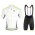 2017 Giordana Sahara Weiß-Vert Fahrradbekleidung Satz Radtrikot Kurzarm+Kurz Trägerhose 999GCCB