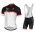 2017 Nalini PRO Brivio Schwarz-Weiß Fahrradbekleidung Satz Radtrikot Kurzarm+Kurz Trägerhose 488CBLS