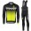 2017 Scott Rc Schwarz Weiß Gelb Fahrradbekleidung Satz Radtrikot Langarm+Lang Trägerhose 228FVTN